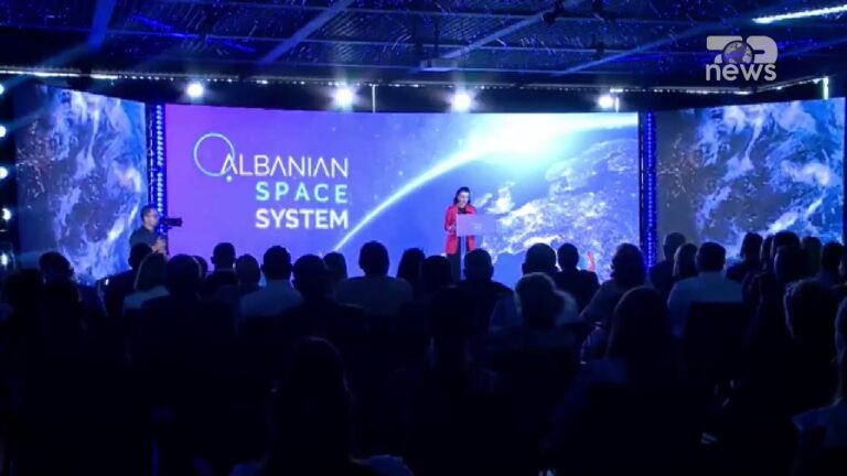 Prezantim televiziv për sistemin hapësinor shqiptar dhe satelitët Albania 1 dhe Albania 2
