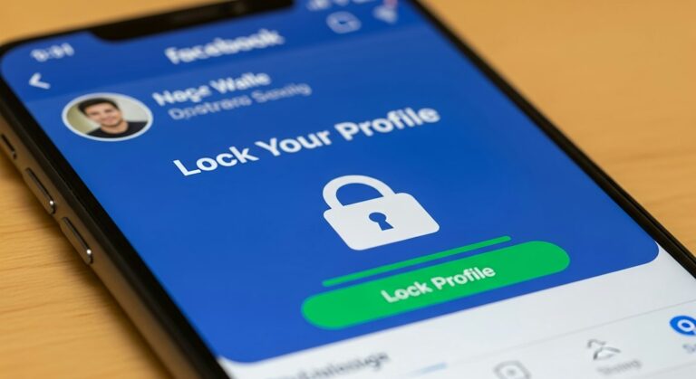 Telefon me ekranin e sigurisë së llogarisë në Facebook – si ta mbrosh llogarinë e Facebook