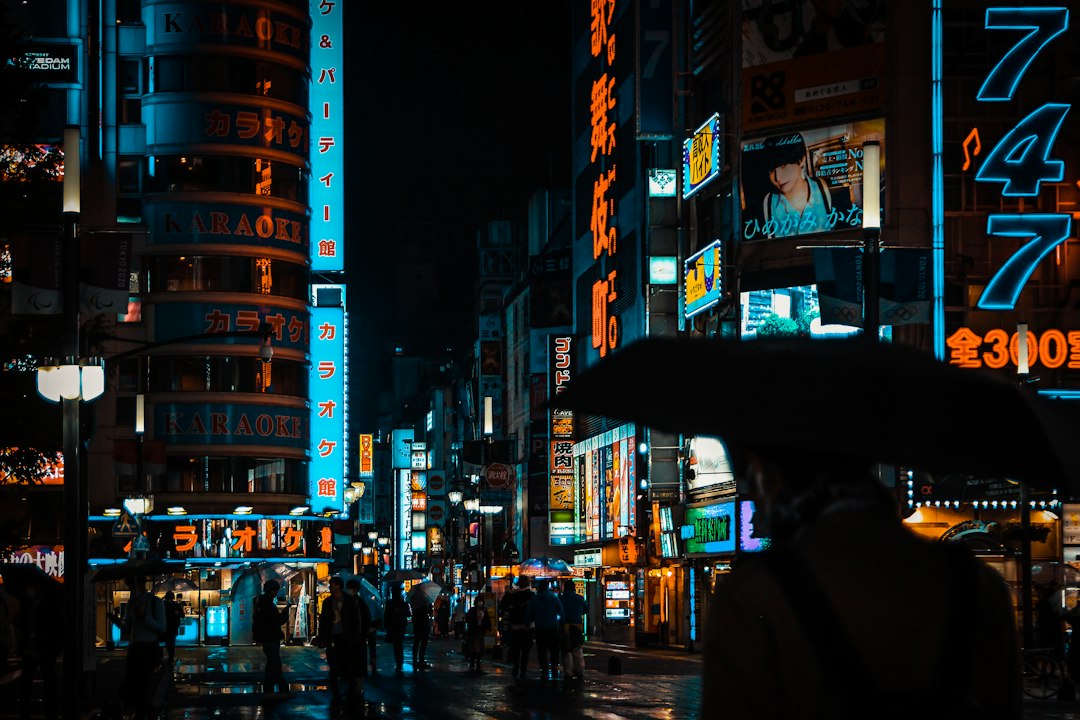 Rrugë në Tokio natën – tajfuni Dujuan godet Japoninë (foto ilustruese)